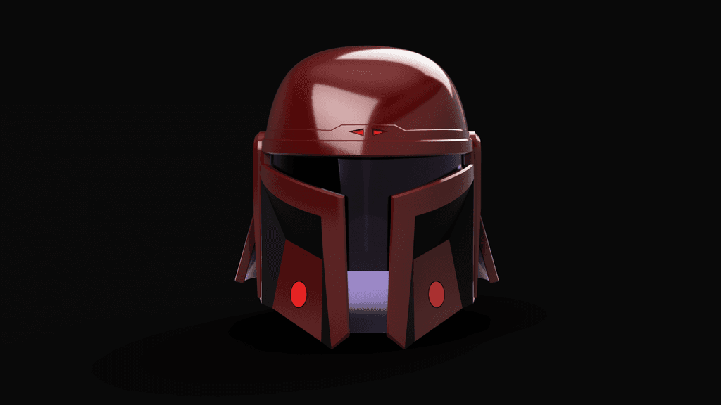 "Bushido" - Custom Post Imperial Helmet 3d model
