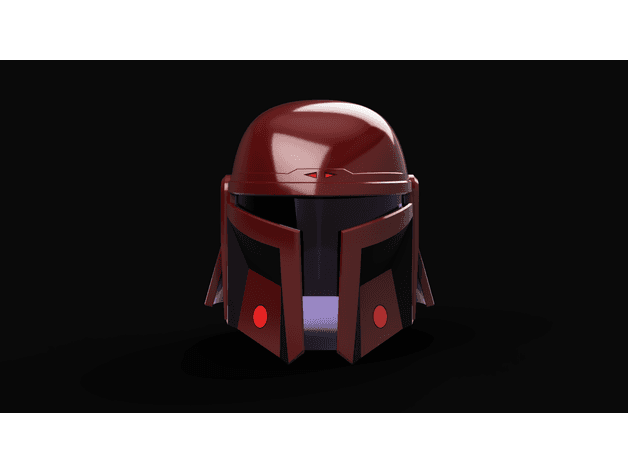 "Bushido" - Custom Post Imperial Helmet 3d model