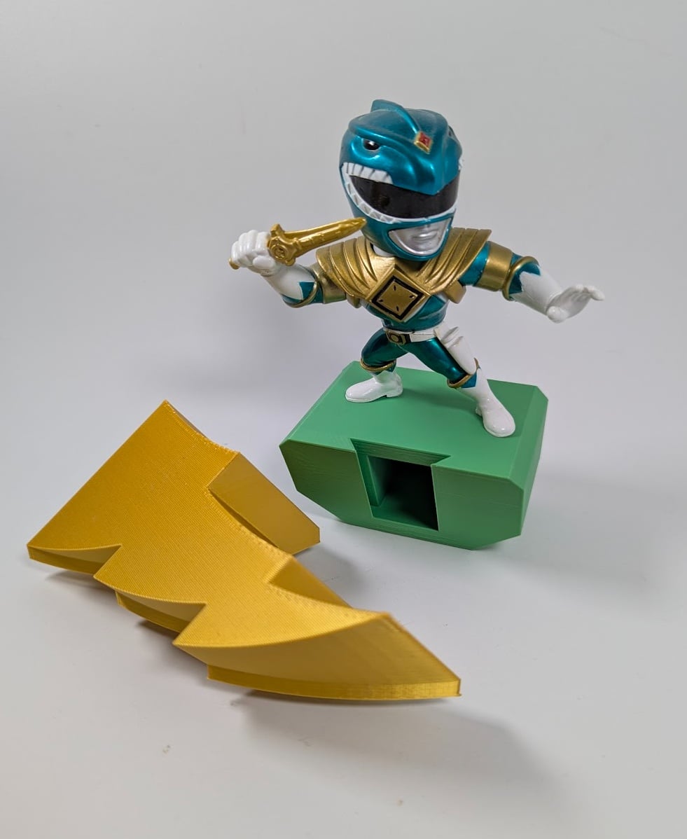 Power Rangers Mini-Figure Shelf 3d model