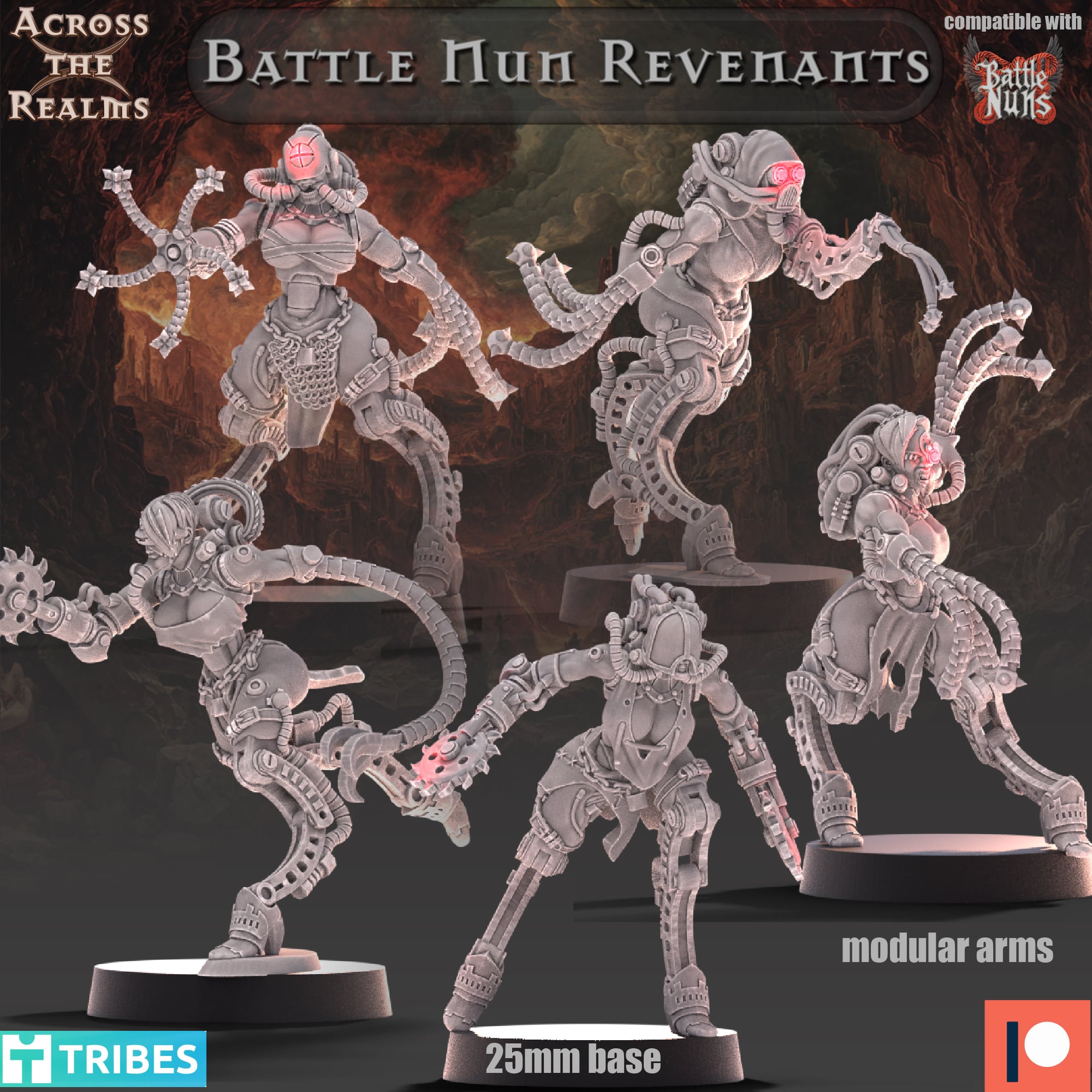 Battle Nun Revenants 3d model