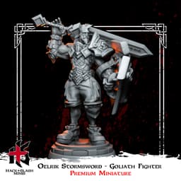 Oelrik Stormsword - Goliath Fighter 3d model