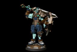 Oelrik Stormsword - Goliath Fighter 3d model