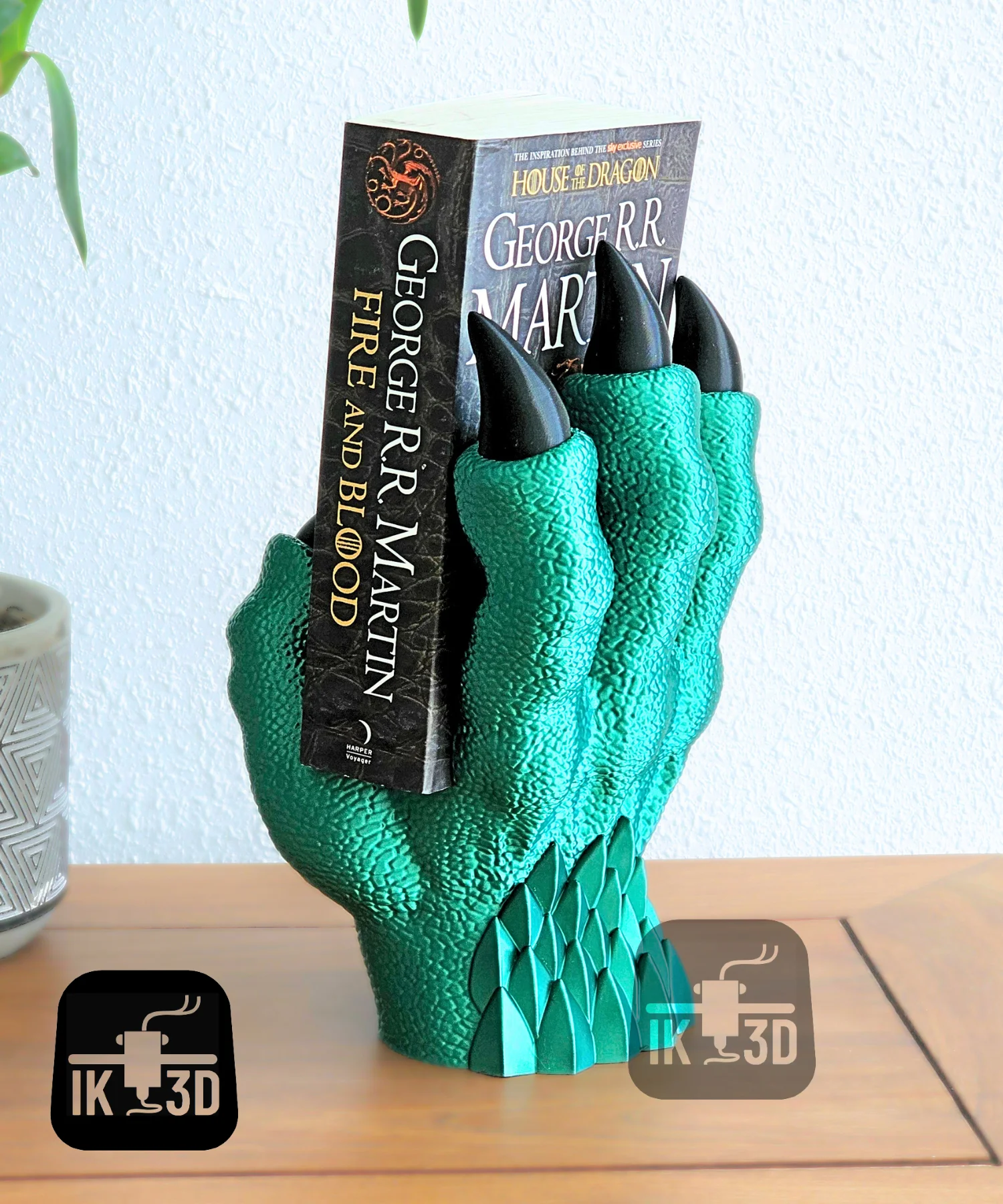 Dragon Claw Book Holder / No Supports / 3MF Included 3d model