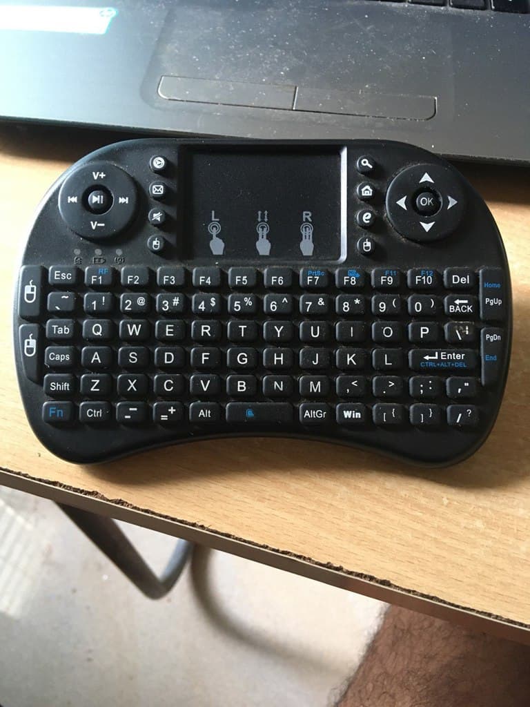 Mini keyboard 18650 Housing 3d model