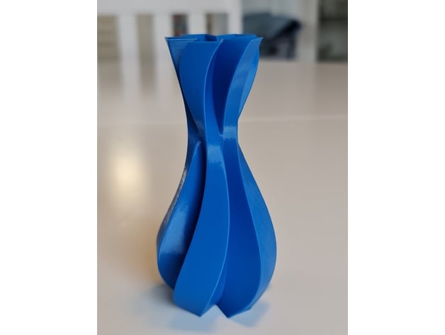 5 Sided Twist Vase 3d model