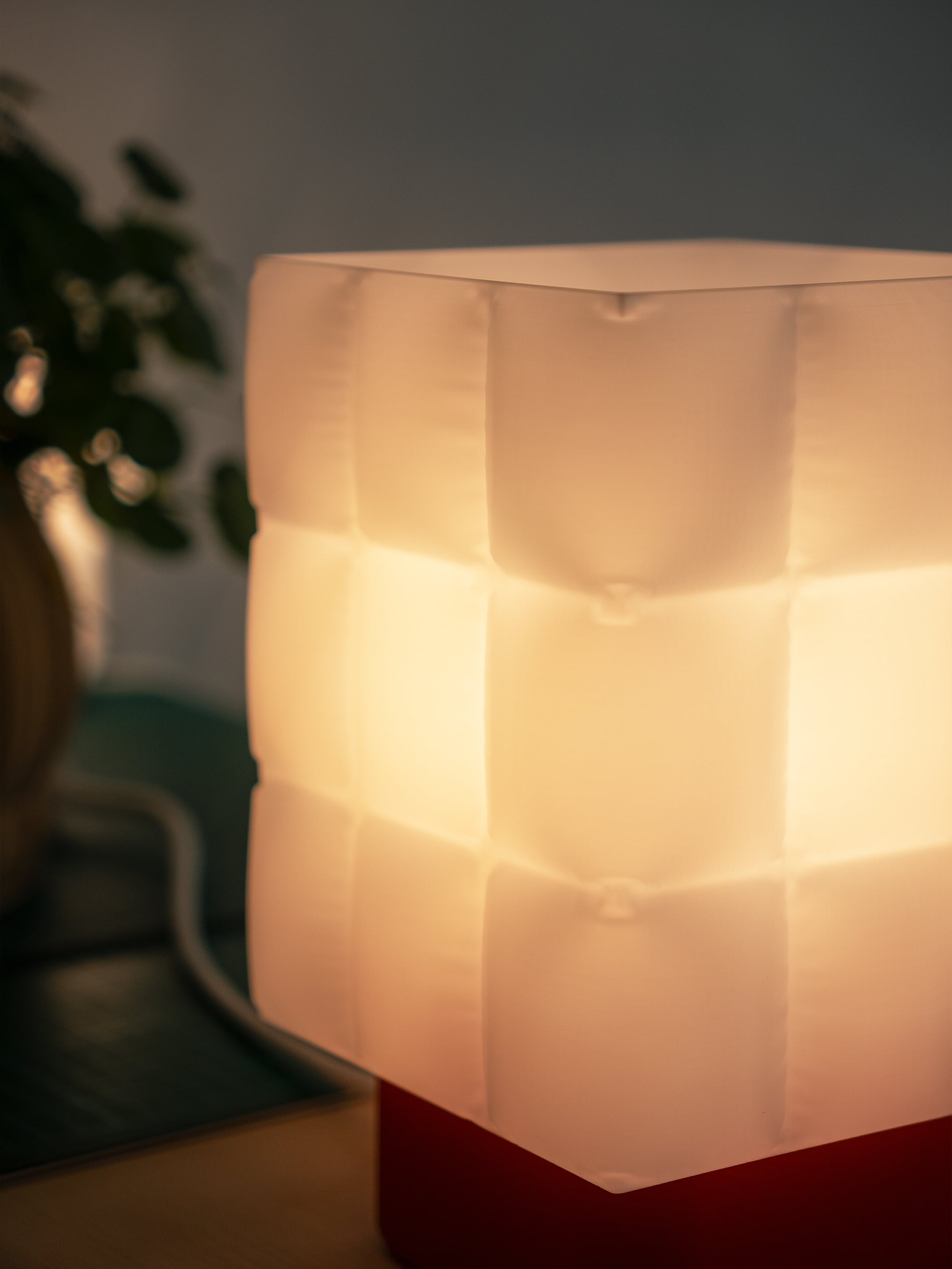 Square Puffer Lamp 3d model