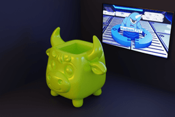 Vaso Plantas vaquinha.stl 3d model
