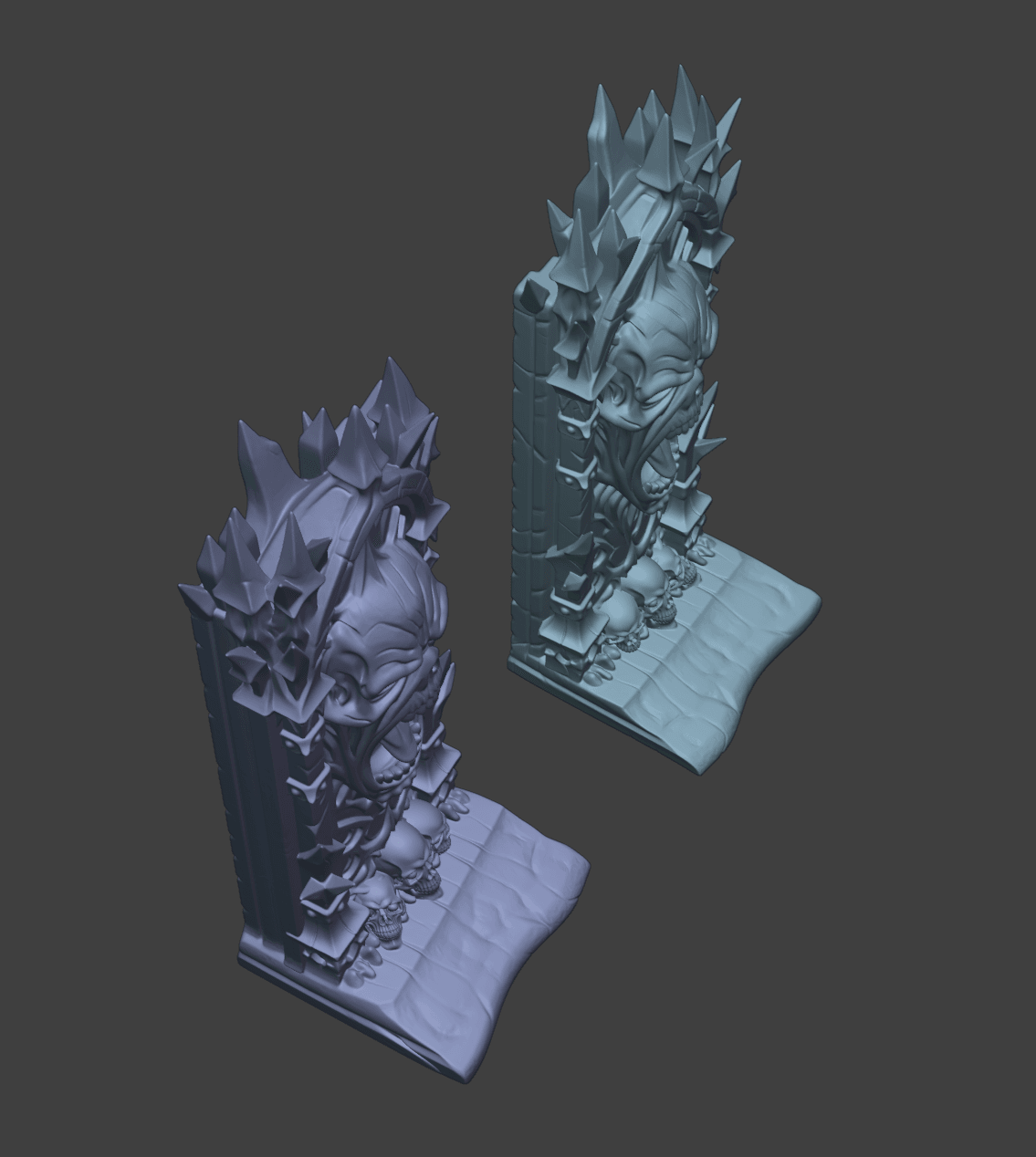 Agony Bookends 3d model