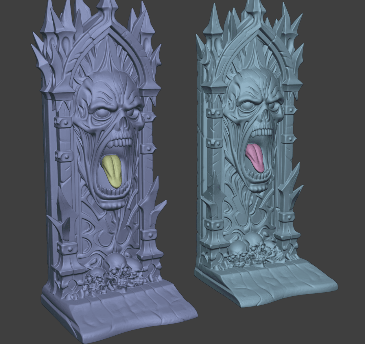 Agony Bookends 3d model