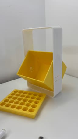 Rotating 2 Piece Desk Pens Holder and Desk Organizer – Elegant & Fast 3D Print 3d model