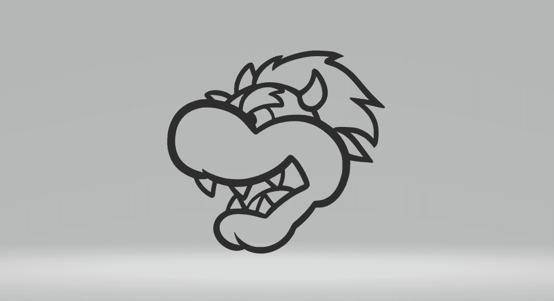 Dragon 2D Art Frame.stl 3d model
