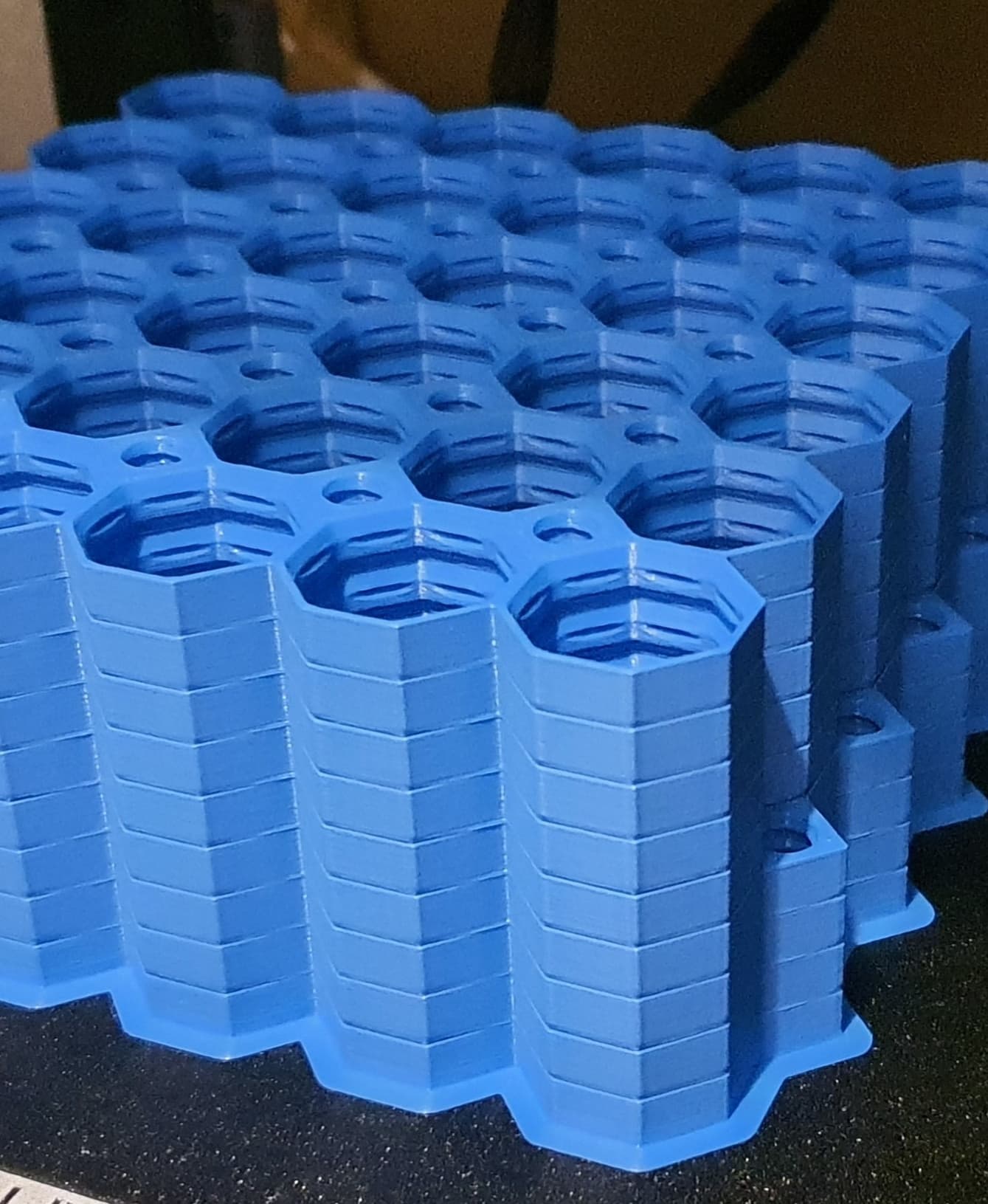 6x6 Legacy Tiles - After a failed manual stack that I wanted to try (I'm clearly still getting something wrong in the alignment or something there...), this one came out beautifully!
For interest sake, this is the Ender 3 v3 KE. I printed the 6x6 to test, but the bed will support the 8x8 as well. - 3d model