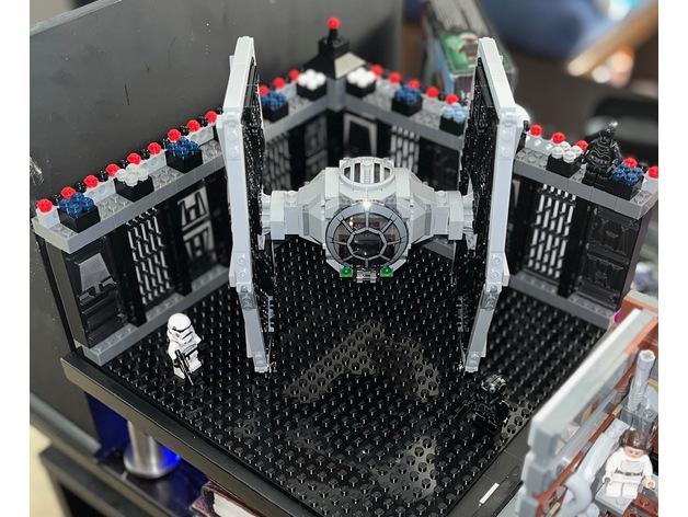 Star Wars Death Star Walls Lego Blocks 3d model