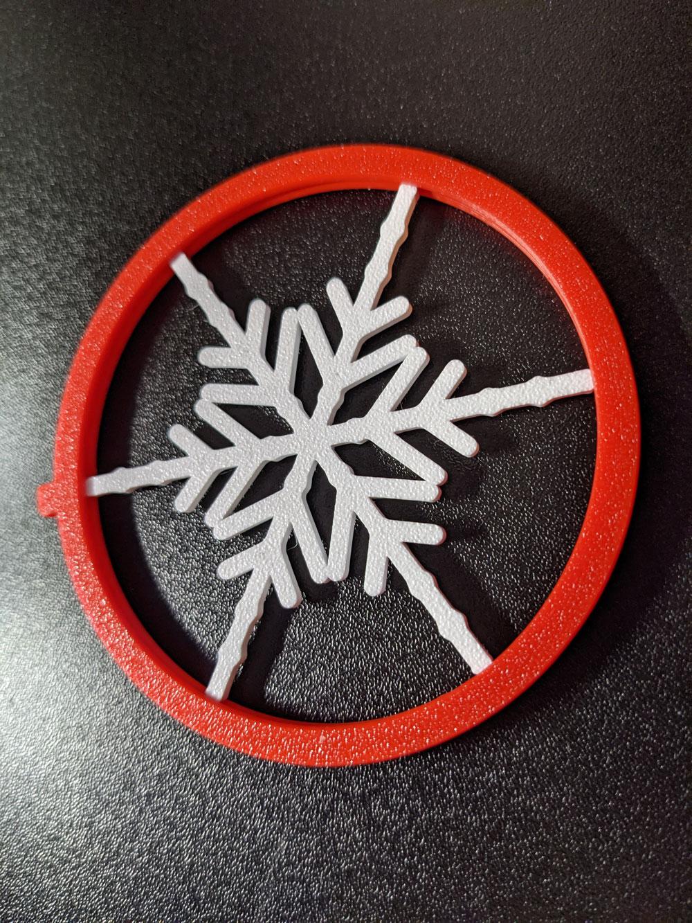 Snowflake Ornament 3d model