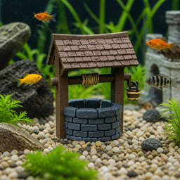 Wishing Well Aquarium Decor - Fish Tank Ornament 3d model
