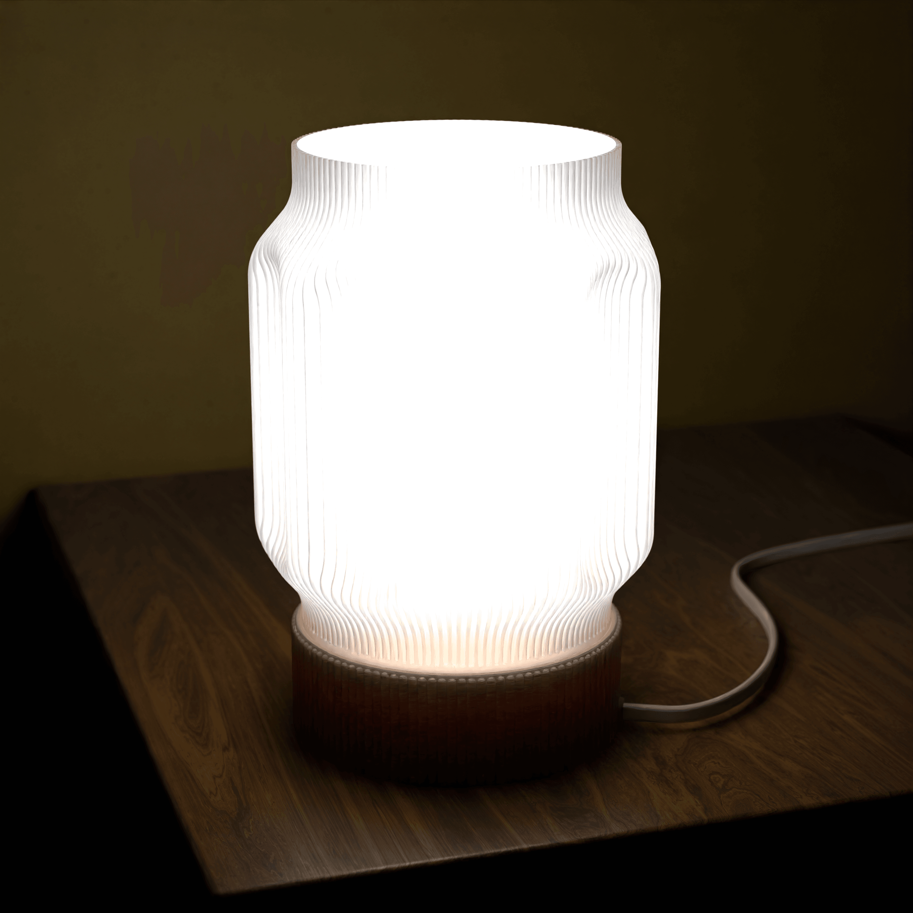 GROOVED LAMP (e27) 3d model