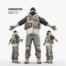 Operator 3d model