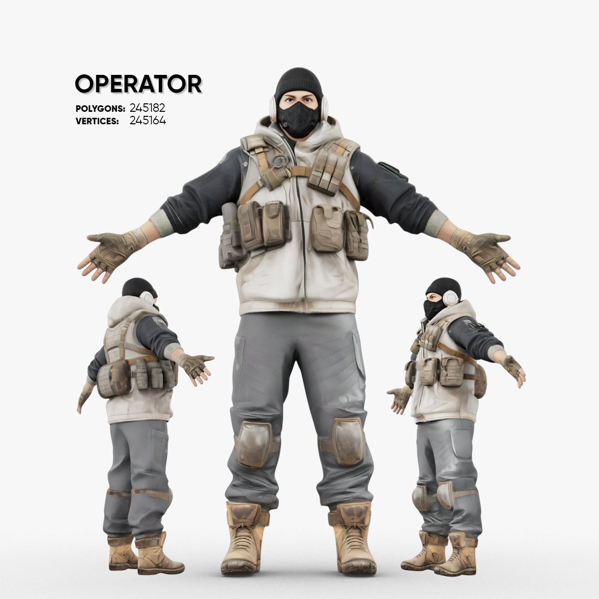 Operator 3d model