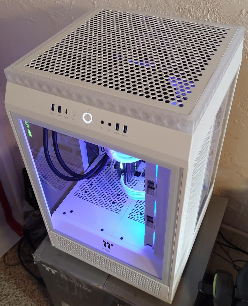 Thermaltake Tower 500 Mod - Top Vent Extension - With RGB Strip Slot 3d model