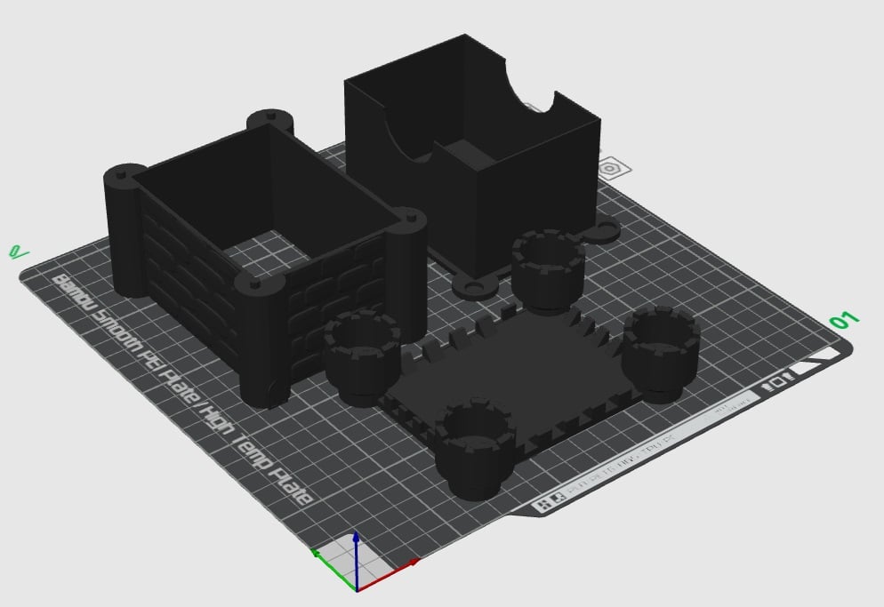 Castle Deck Box .3mf 3d model