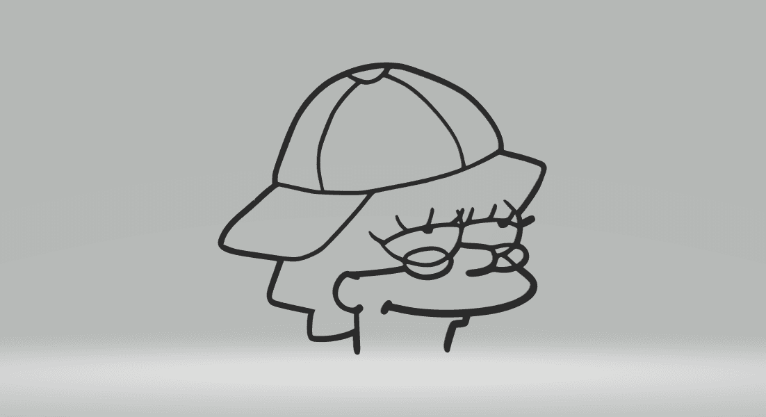 Lisa Simpson 2D-Art Frame.stl 3d model