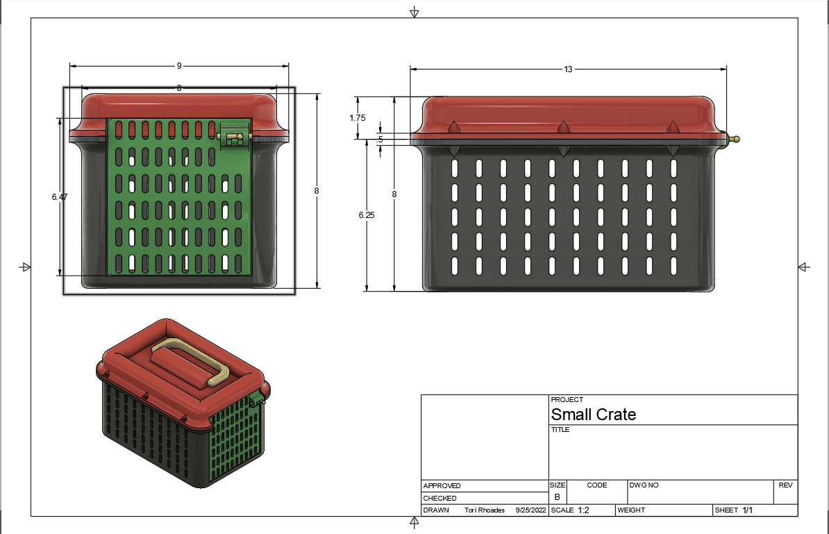 Small Crate 3d model