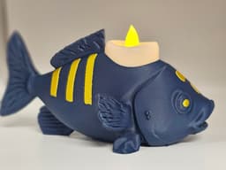 Fish Tealight Holder 3d model