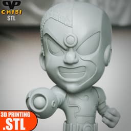 Cyborg Chibi STL for 3D Printing ChibiSTL 3DXM 3d model