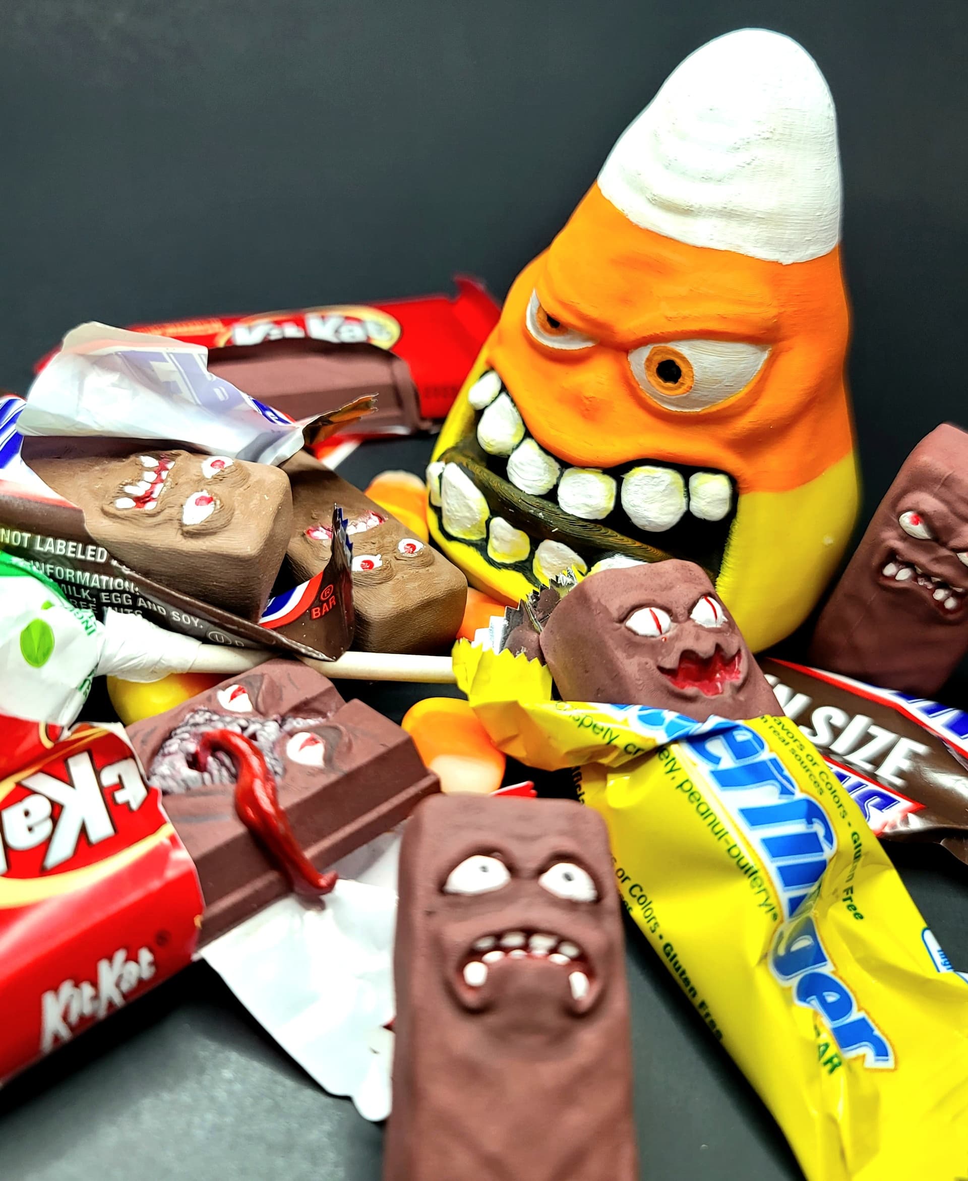 Mimic Halloween candy decoration 3d model