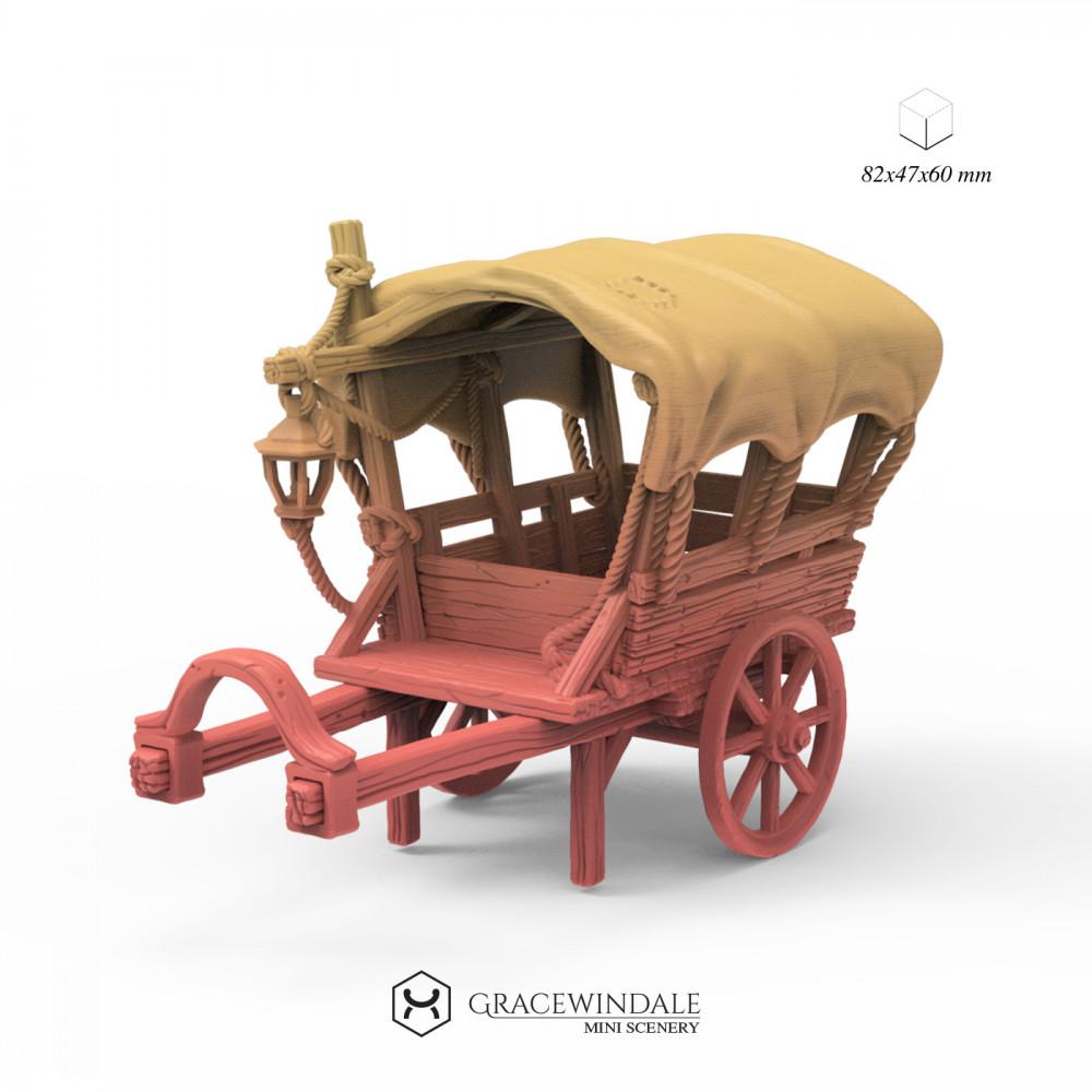 Covered Wagon 3d model