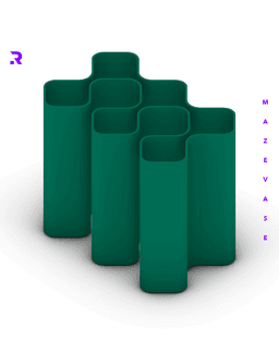 Maze Vase - Modular Organizer System *by RNDM3D* 3d model