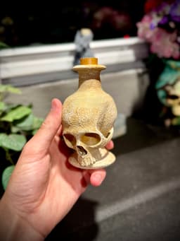Skull potion bottle 3d model