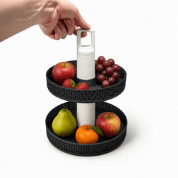 TIERED STAND ORGANIZER (OSAM) / MODERN FRUIT BOWL / MODERN HOMEDECOR / DECOR / ETAGERE 3d model