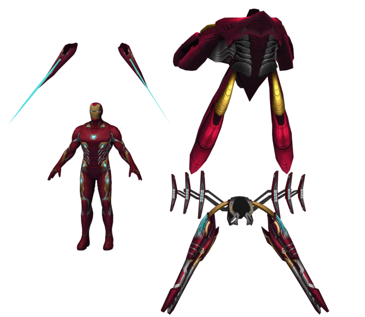 Tony Stark Iron Man Infinity War 3d model