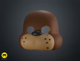 Freddy Fazbear Movie Mask - Five Nights At Freddy's 3d model