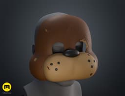 Freddy Fazbear Movie Mask - Five Nights At Freddy's 3d model