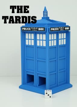The TARDIS Dice Tower! (No Need for AMS, or Supports!) 3d model