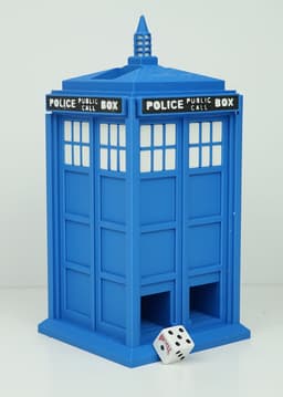 The TARDIS Dice Tower! (No Need for AMS, or Supports!) 3d model