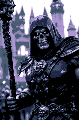The Evil Skeletor - Prince Keldor - Trying to take over Grayskull - Fan Art 3d model