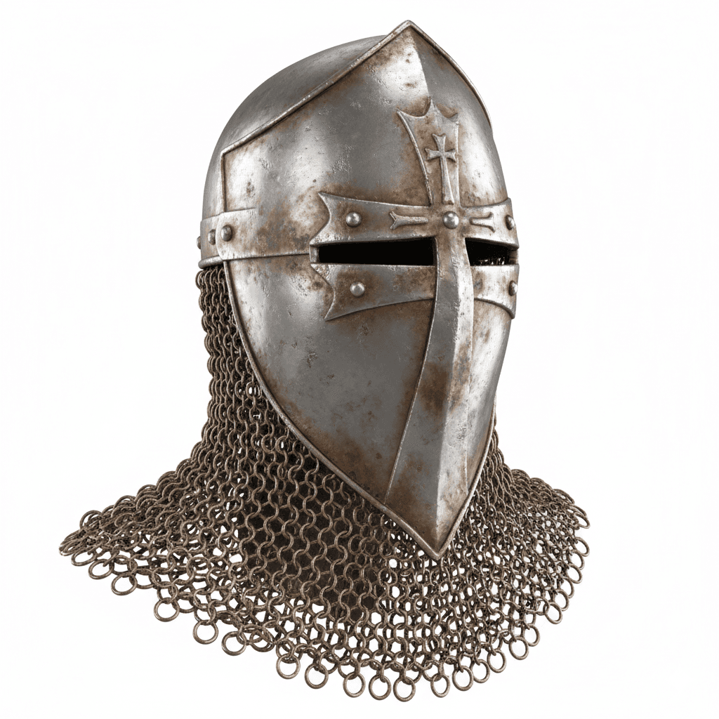 Iron Mask Crusader Gothic Warrior 3d model