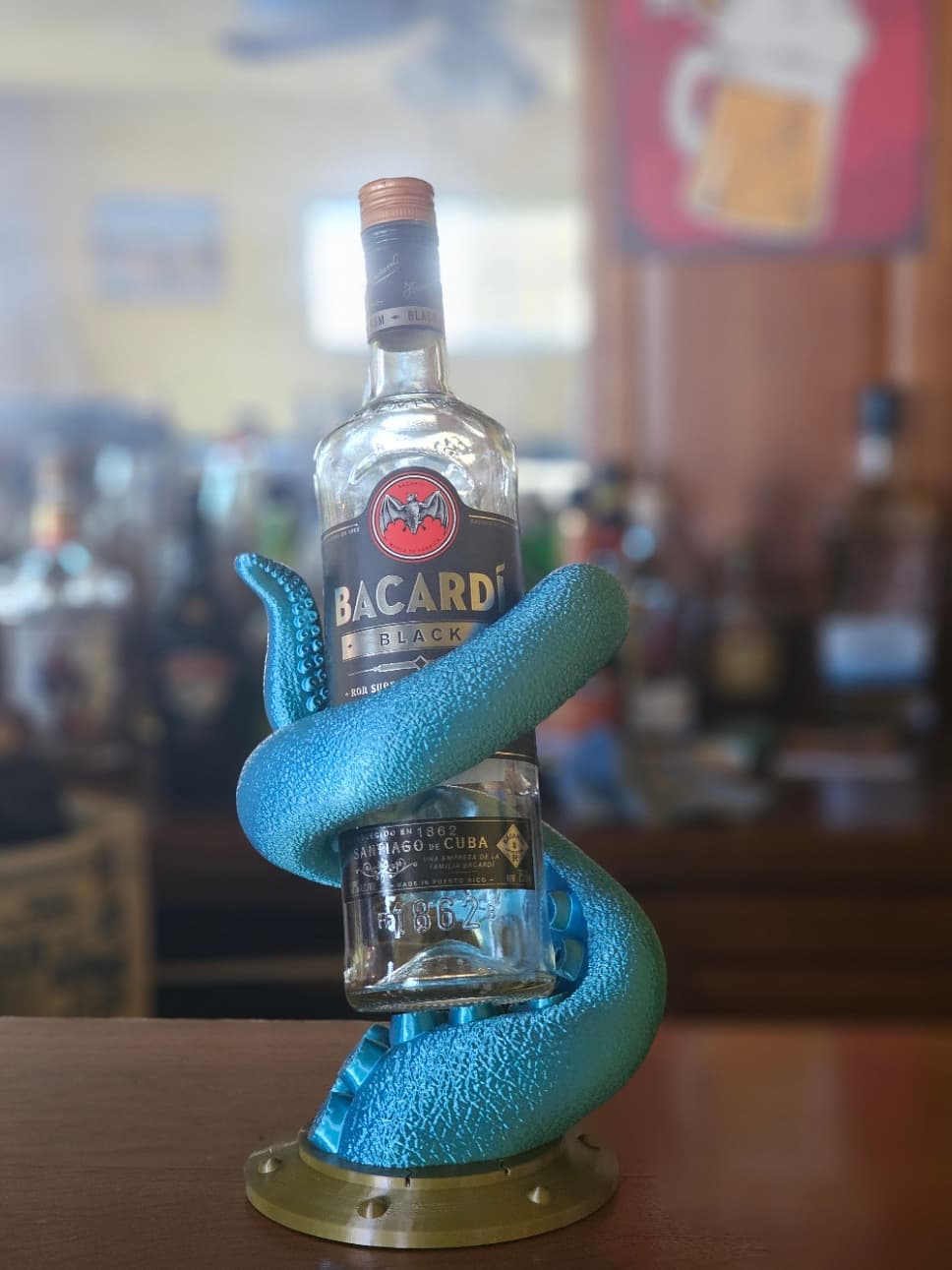 IF YOU USE THE 3MF MAKE SURE THE SCALE IS 108. I scaled it down to make a test print and then just set it back to 100 and it was too small for a wine bottle (although it fits Bacardi perfectly.) This isn't an issue with the STL file (see attached photos where the STL at 100 is the same size as the 3MF at 108.) Im sure there are other skinnier bottles like the Bacardi, so now you know how much to scale it, and i will still use both to no loss on my end.
EDIT: the image uploader seems to be broken and makes the two screenshots portrait instead of landscape, but i think you can still get the jest from them