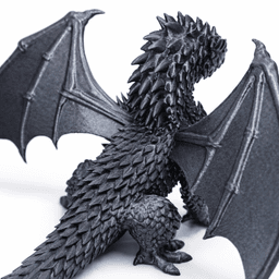 PROUD DRAGON / GOTHIC DECOR / SHELF SCULPTURE DECOR / MODERN DRAGON SCULPTURE 3d model