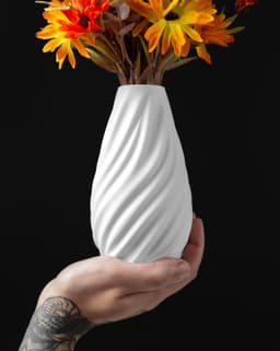 Wave Flower Vase 01 by MODERN MACHINE 3d model