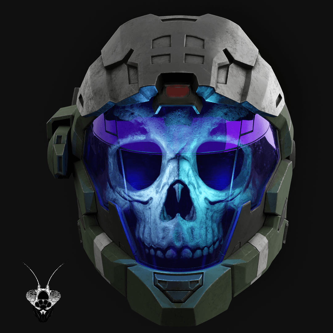 Halo Reach Haunted/Pilot Helmet 3d model
