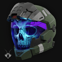 Halo Reach Haunted/Pilot Helmet 3d model