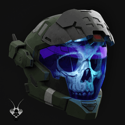 Halo Reach Haunted/Pilot Helmet 3d model