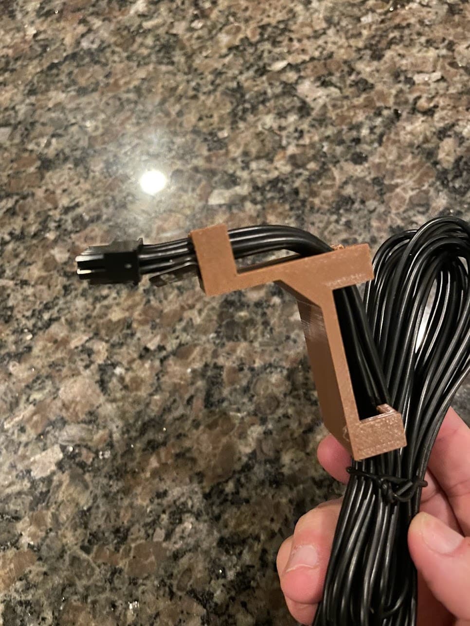 Nvidia RTX 4090 16 pin cable bend protector 3d model