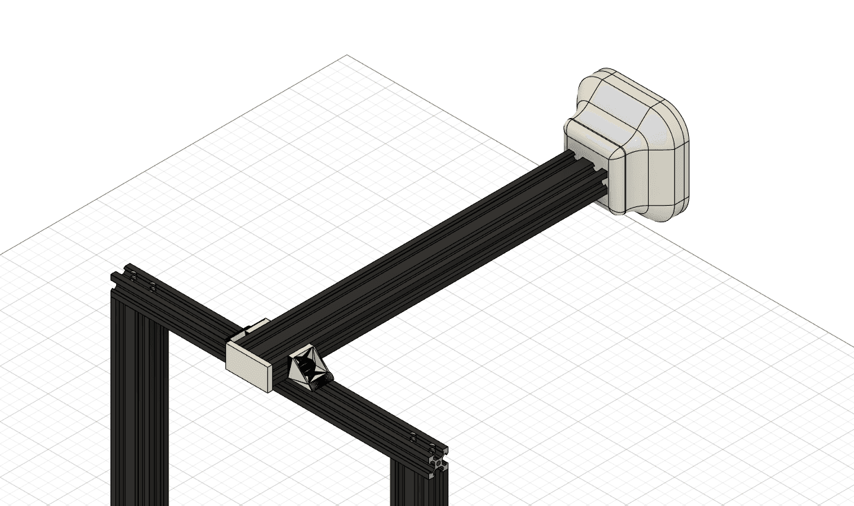 Wall support for my 6ft ender 3 3d model