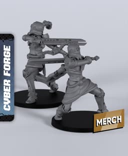 Tatanka - With Free Cyberpunk Warhammer - 40k Sci-Fi Gift Ideas for RPG and Wargamers 3d model