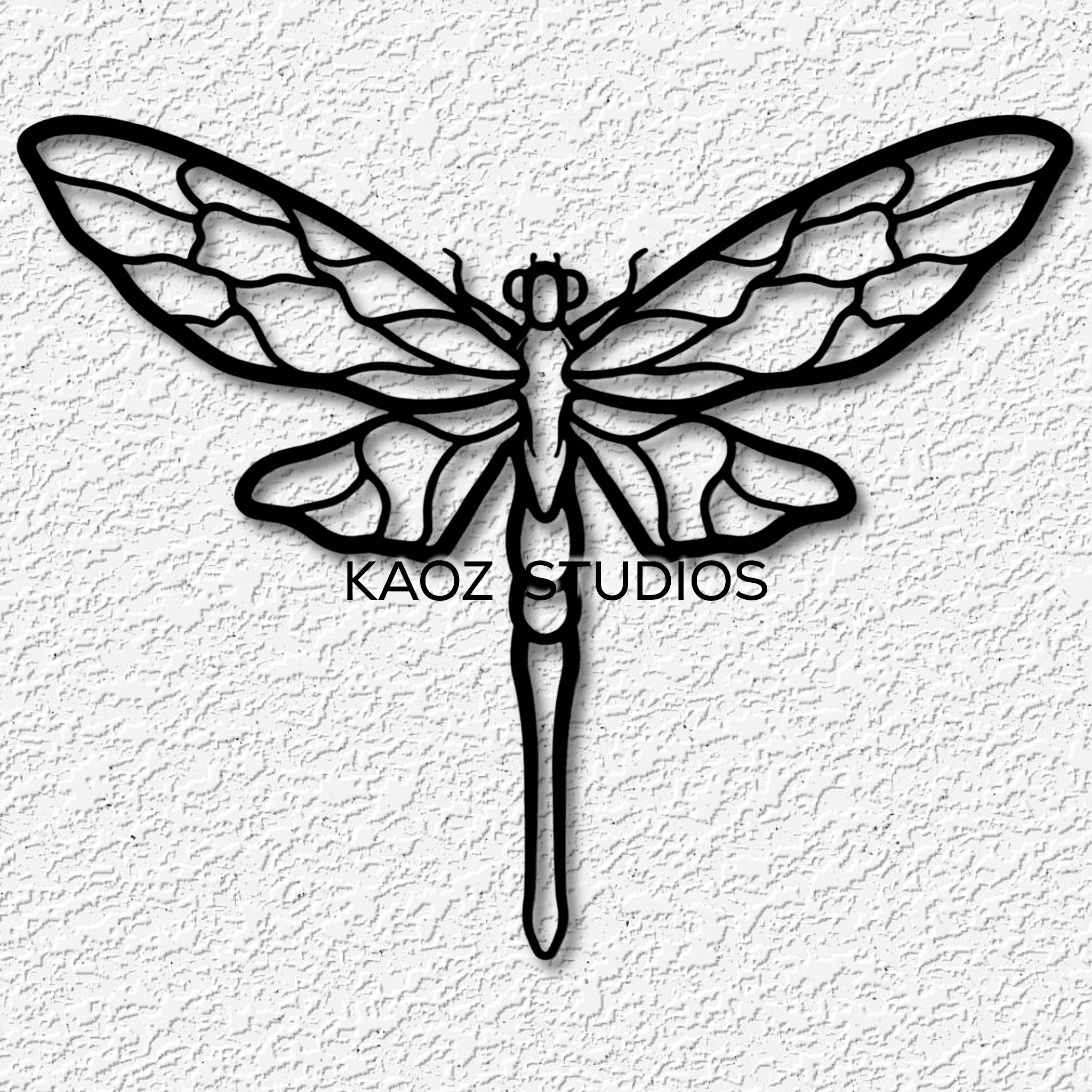 dragonfly wall art insect wall decor 3d model